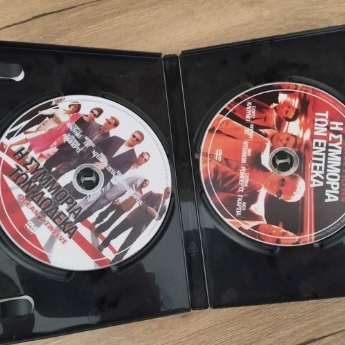 DVD Ocean's Eleven & Ocean's Twelve like new, 2-disc set