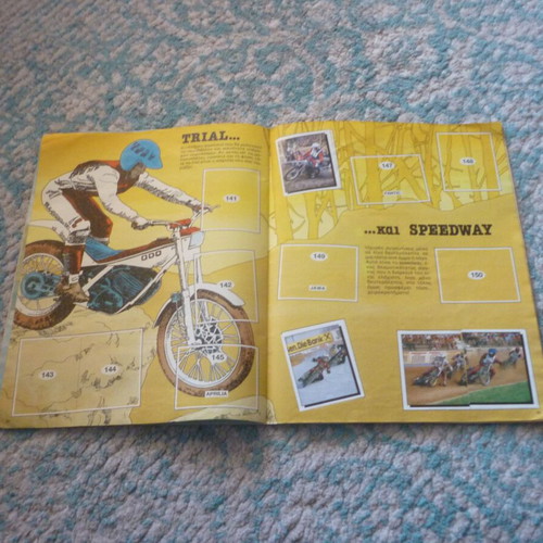 Motor Adventures Panini World Rally sticker album used