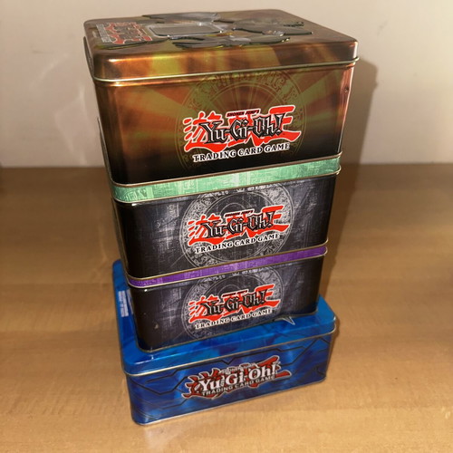 Yu-Gi-Oh and Pokémon tins used, single or pack of 2, 4, 8