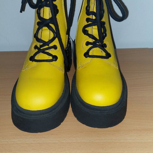 Tommy Jeans boots new, leather, size 36, yellow