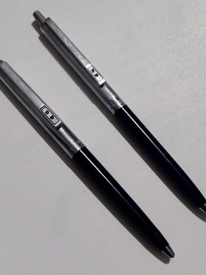 Paper Mate Double Heart vintage pen set used, Profile & Slimline