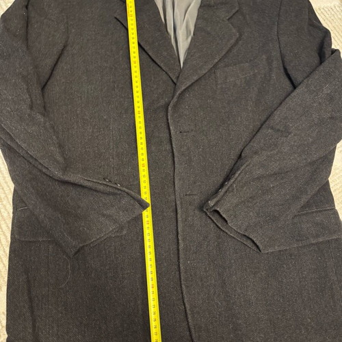 Men's jacket like new, black and gray