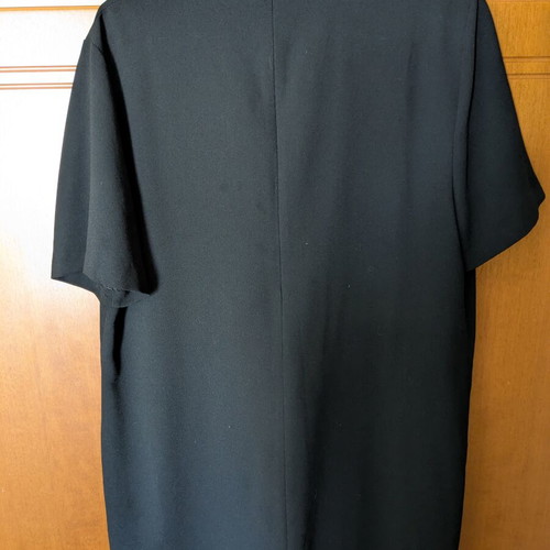 Zara short black blouse dress like new, size L