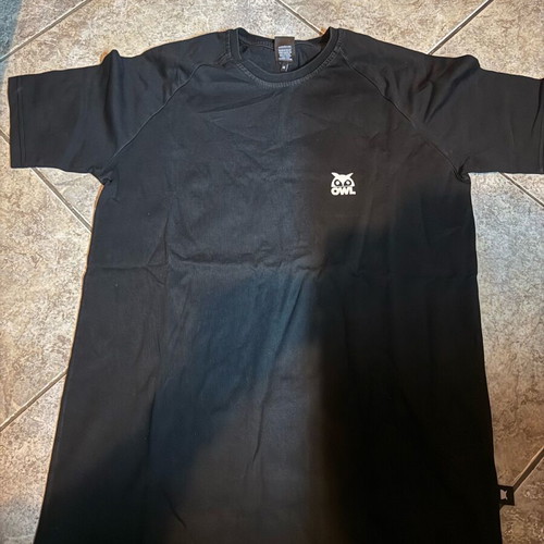 OWL T-Shirt size M used, black with print wear