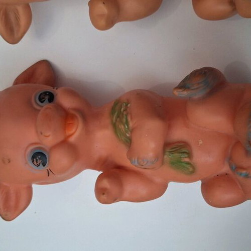 Large rubber calves 70s like new