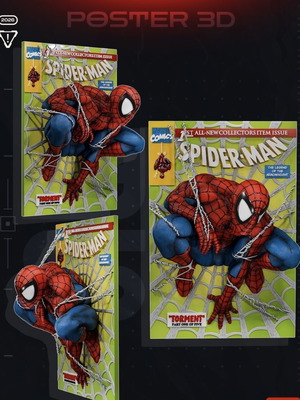 Spiderman Mega 3D Poster σαν καινούργιο
