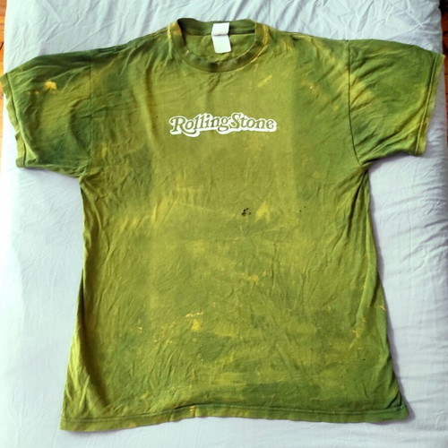 Rolling Stone Vintage Distressed Tie Dye Crewneck T-shirt XXL