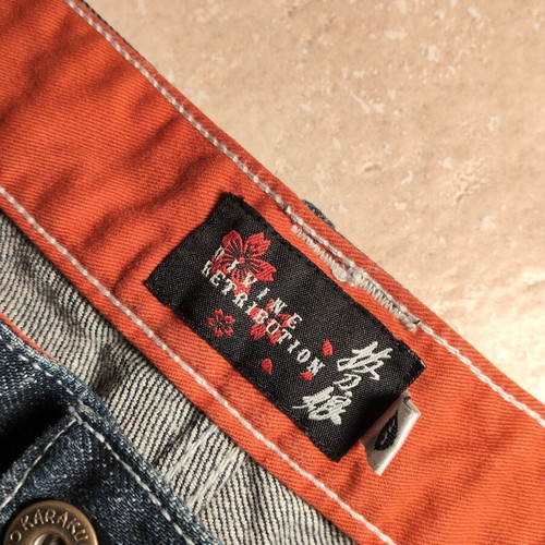 Divine Retribution Japanese embroidered jeans W33