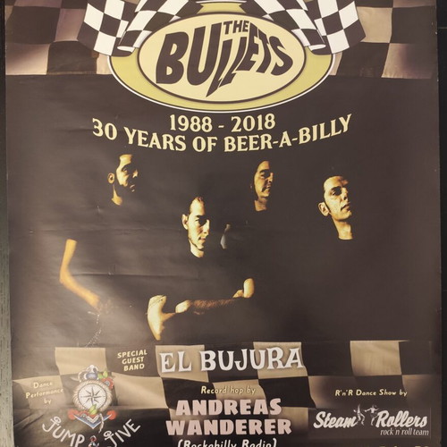 Bullets Live at Kyttaro Concert Poster used, 66cm x 44cm
