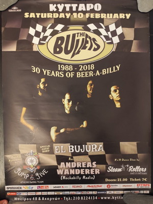 Bullets Live στο Κύτταρο αφίσα συναυλίας μεταχειρισμένη, 66cm x 44cm