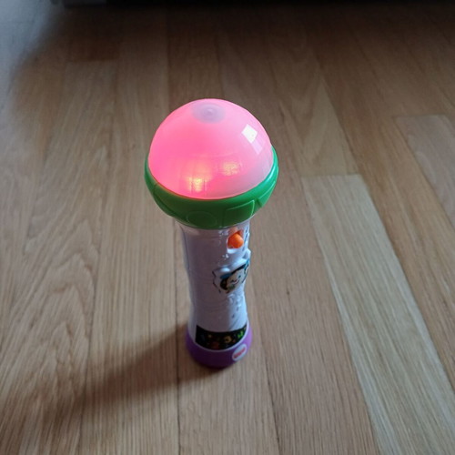 Fisher Price Laugh & Learn microphone used with songs and lights