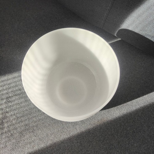 MEINL Sonic Energy Crystal Singing Bowl 8" Heart Chakra quartz like new