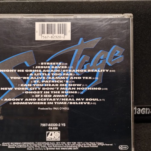 Savatage Streets A Rock Opera CD like new, metal