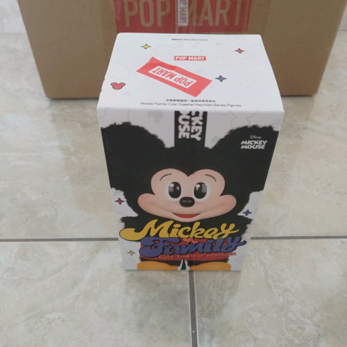 POP MART Disney Mickey Family Together Series Plush Keychain new