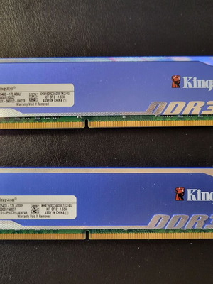 Kingston HyperX Blu 2x2GB DDR3 1600MHz RAM σετ