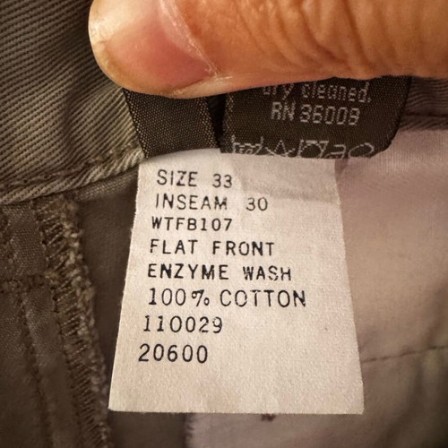 Calvin Klein pants W33 like new