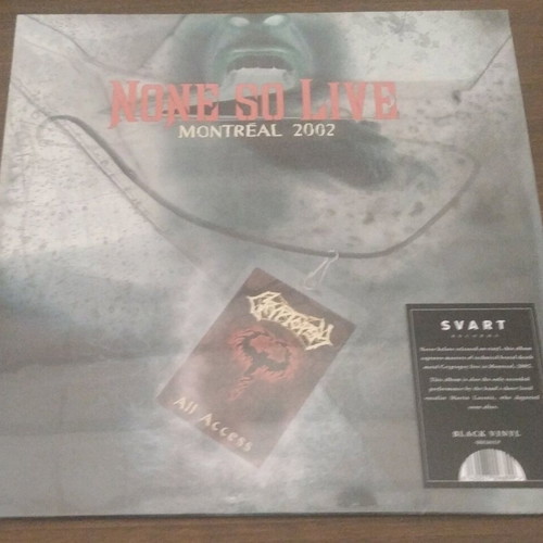 Cryptopsy None So Live LP new, metal