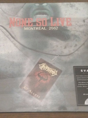 Cryptopsy None So Live LP new, metal