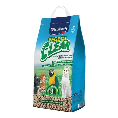 Pellet Vegetal Clean Litter 8 Liters 8kg new