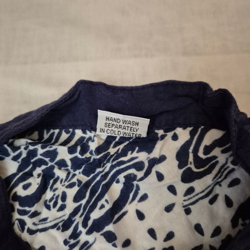 Indian midi dress L-XL like new, white and blue