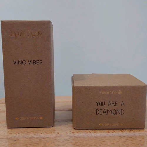 My flame scented candles set, soy wax, Dutch origin