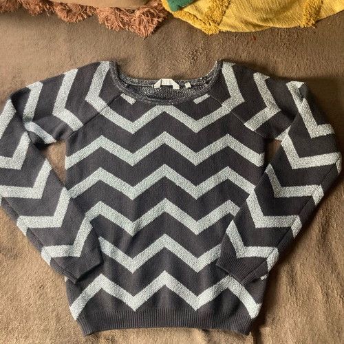 Naf Naf blouse small new, white and gray
