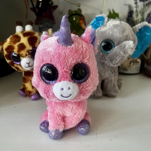 TY Beanie Boos Retired Collection Whopper, Magic & Safari plush set