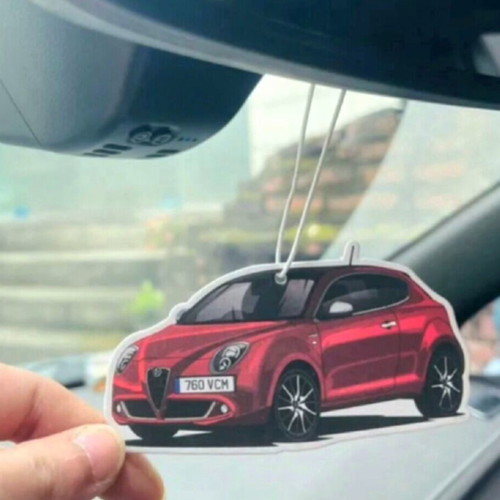 Alfa Romeo car air freshener new with models 147-156-159-Mito-Giulia