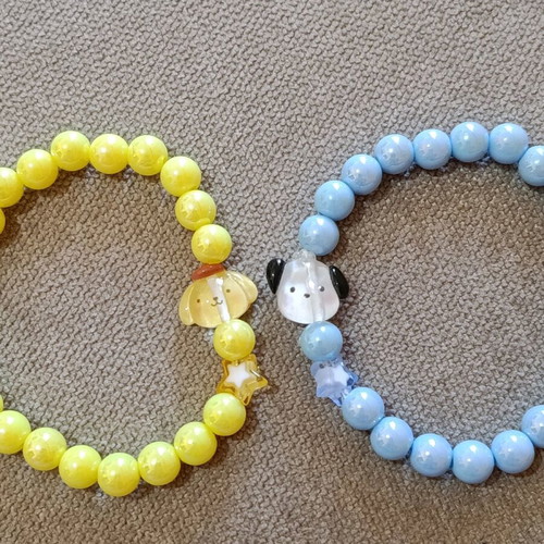Hello Kitty and Friends bracelet set of six new, multicolor