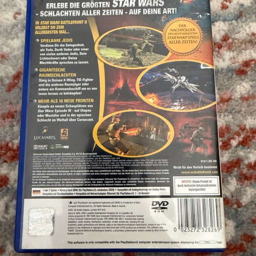 Star Wars Battlefront 2 PlayStation 2 used, complete with German cover