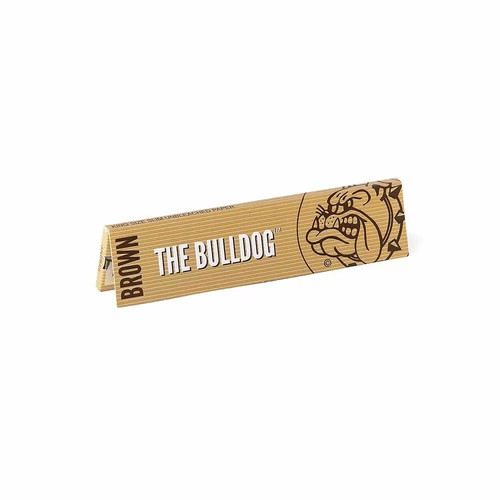 Bulldog King Size brown rolling paper 33 leaves new