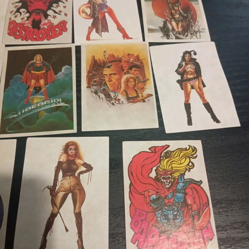 Old collectible stickers early 80s like new, pack of 18 pieces