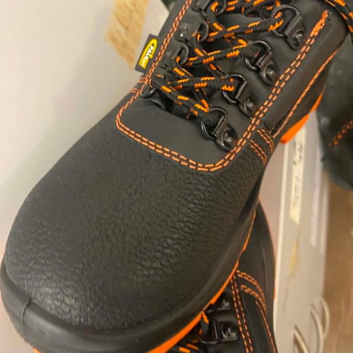 Pallstar Viper work shoes, black and orange, size 36