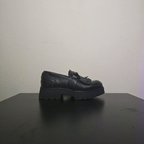 Lilimill women's leather moccasins black like new