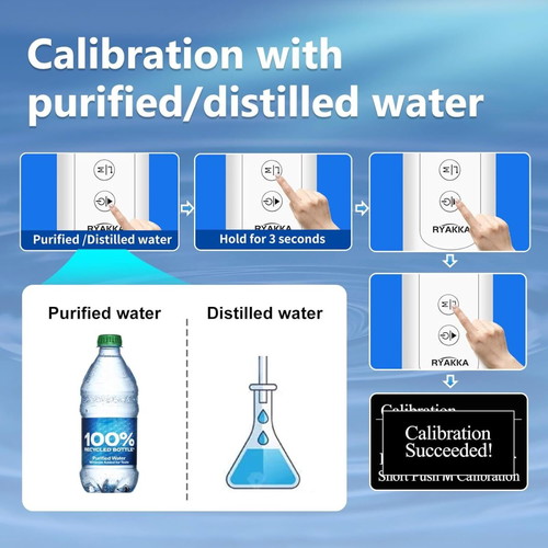 6-in-1 Digital Water Quality Tester new, professional drinking water analyzer