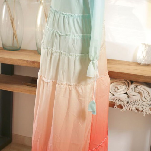 Beachwear boho style ombré dress new for beach outings
