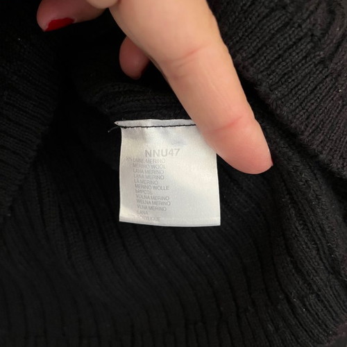 Naf Naf women's turtleneck sweater used, black, size M