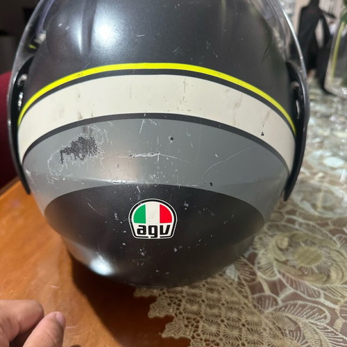 AGV helmet used
