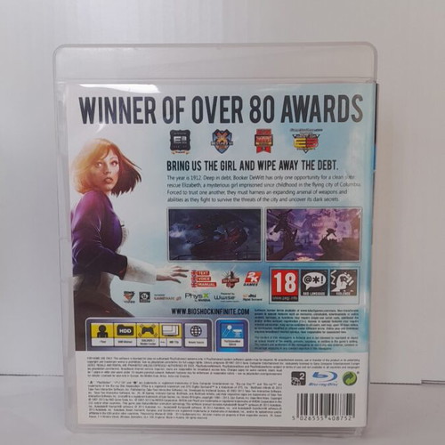 Bioshock Infinite PS3 English edition like new with manual