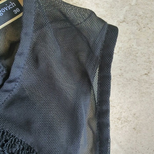 Julia Bergovich lace mini dress like new, black, size S