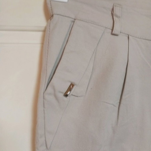 Women's fabric pants like new, size S-M, beige