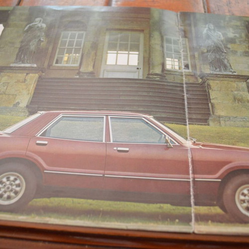 Ford Cortina front page vintage advertising brochure used