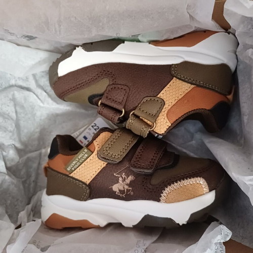 Beverly Hills Polo Club sneakers for boys new, size 22, khaki-brown