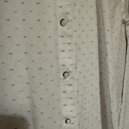 Monte Napoleone white men's shirt small, like new, micro print