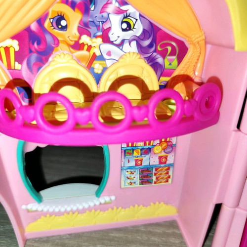 My Little Pony Grocery and Popcorn Movie Theater playsets used