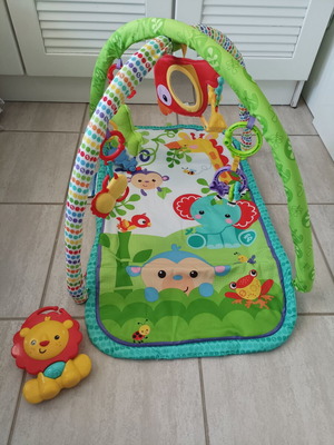 Fisher-Price Baby Gym Activity Mat like new with accessories