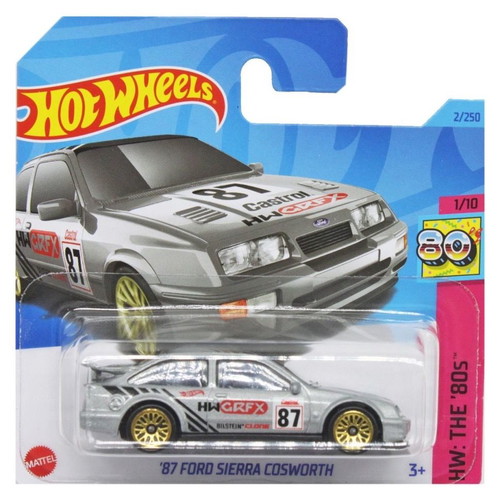 Hot Wheels 87 Ford Sierra Cosworth καινούργιο ασημί