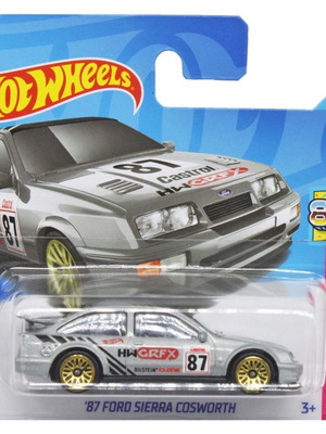 Hot Wheels 87 Ford Sierra Cosworth καινούργιο ασημί