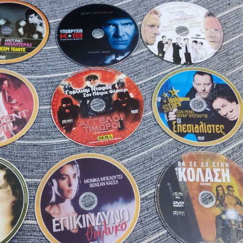 DVD movie collection used, 36 discs, various genres with subtitles