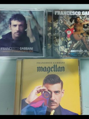 CD set of 3 Italian artists like new with bonus Italian singer album